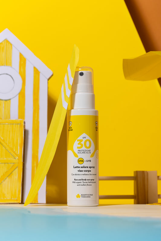 Latte Solare Spray Viso e Corpo SPF30