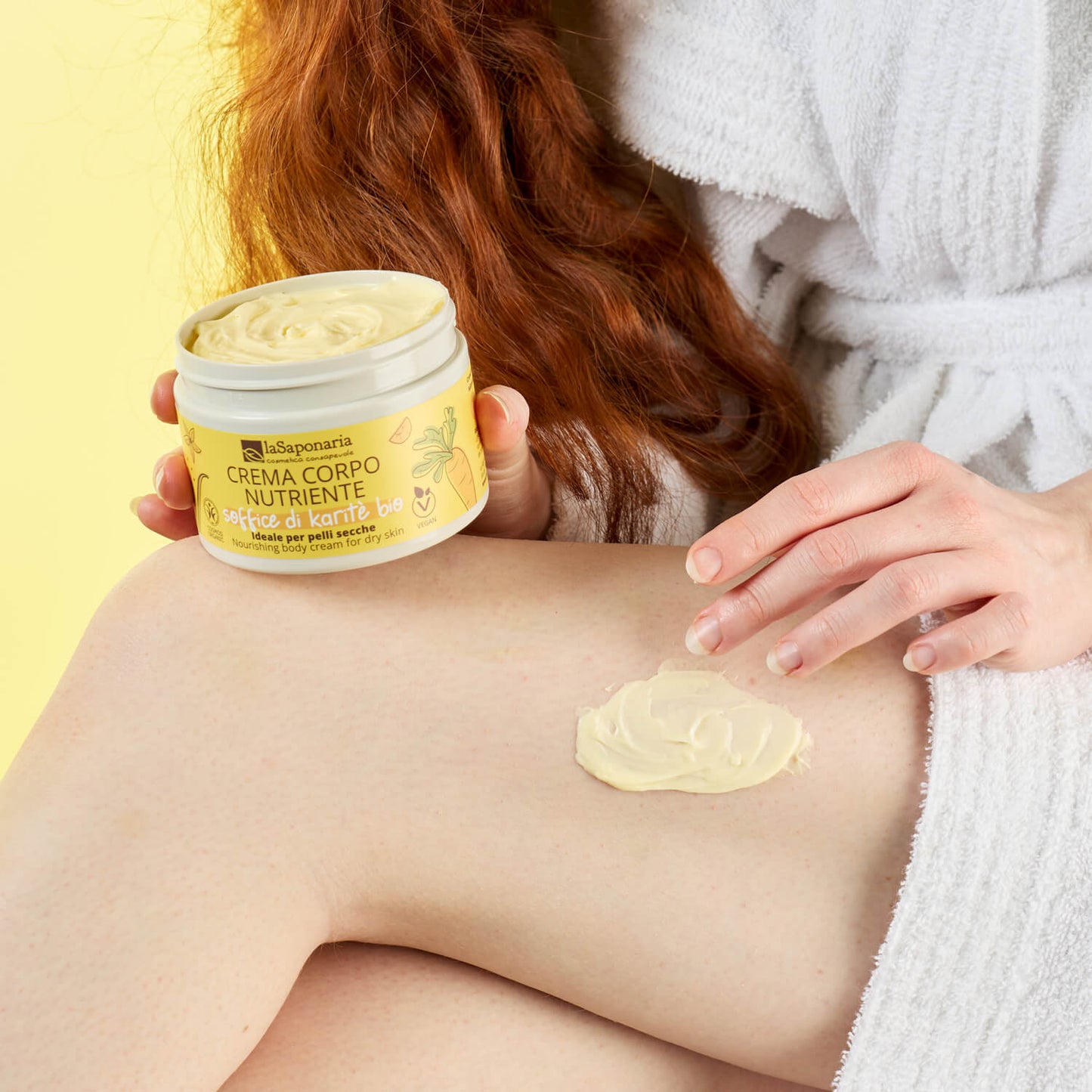 Crema Corpo Nutriente Carota e Vaniglia