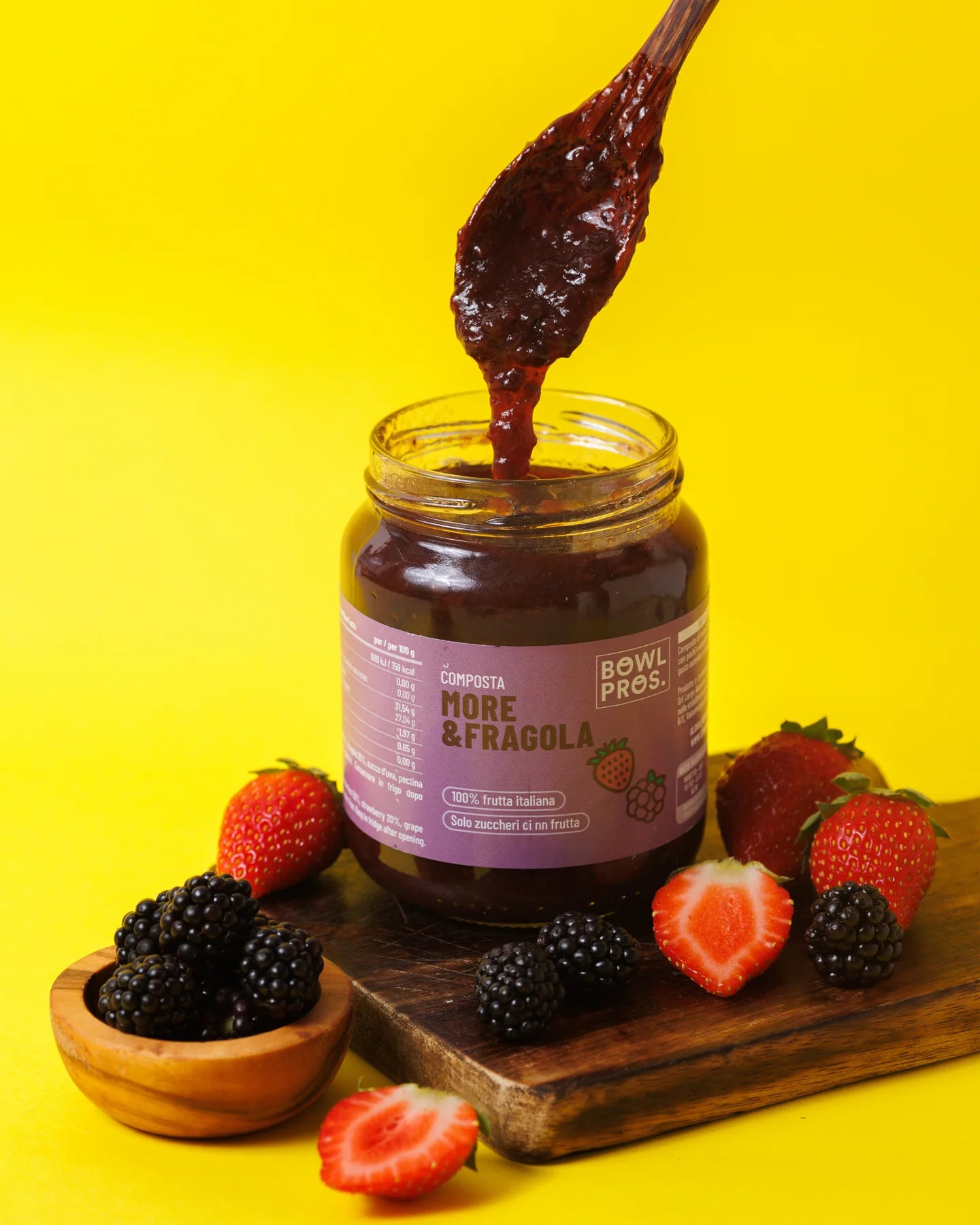 Composta More e Fragole | Frutta 100% Italiana