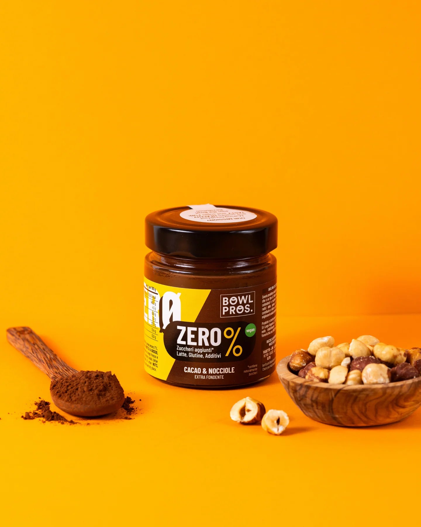 Crema Extra Fondente Cacao e Nocciole Zero Zuccheri