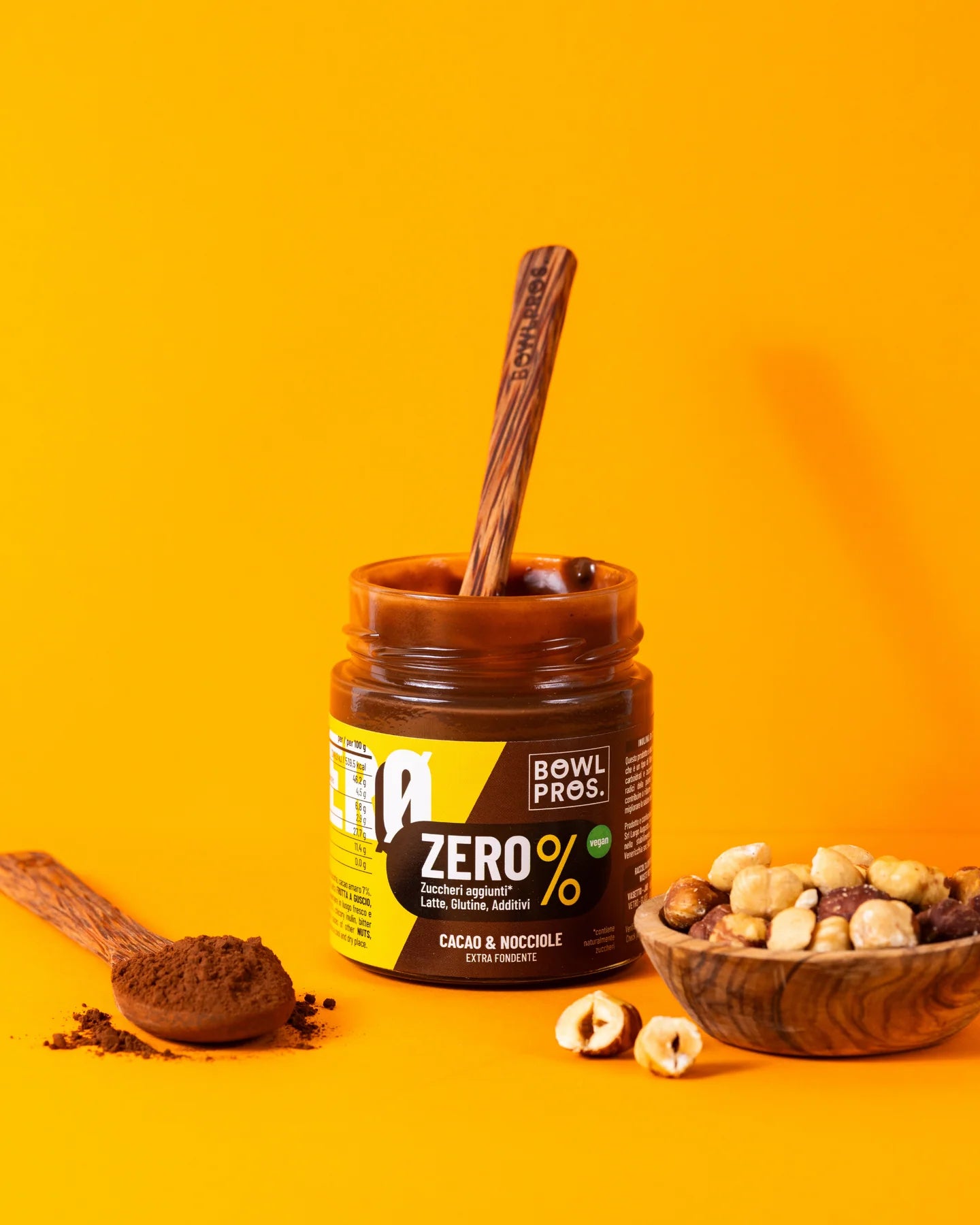 Crema Extra Fondente Cacao e Nocciole Zero Zuccheri