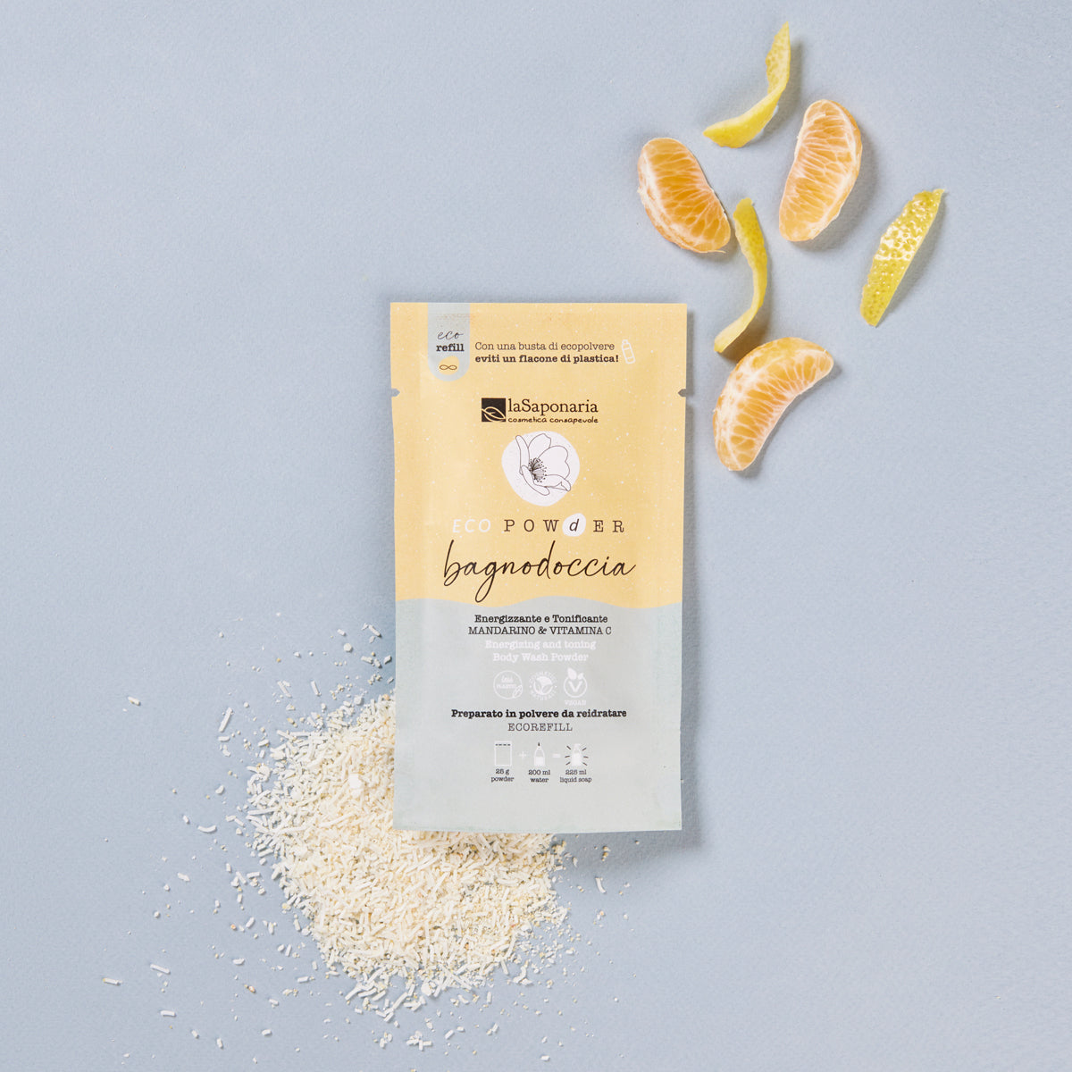 Bagnodoccia in Polvere Energizzante Mandarino & Vitamina C