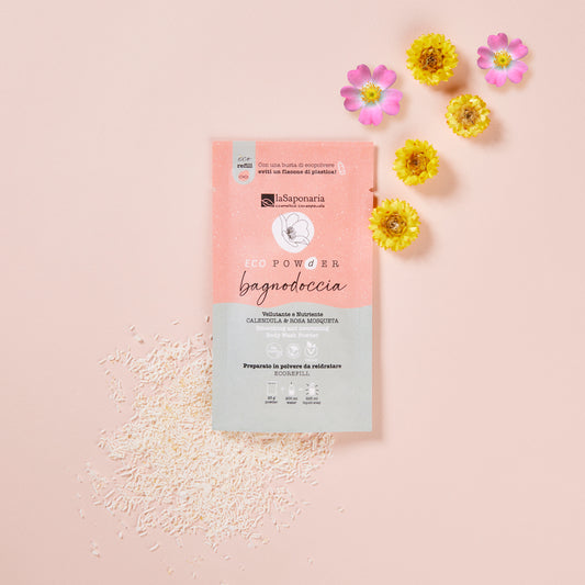 Bagnodoccia in Polvere Vellutante Calendula & Rosa Mosqueta