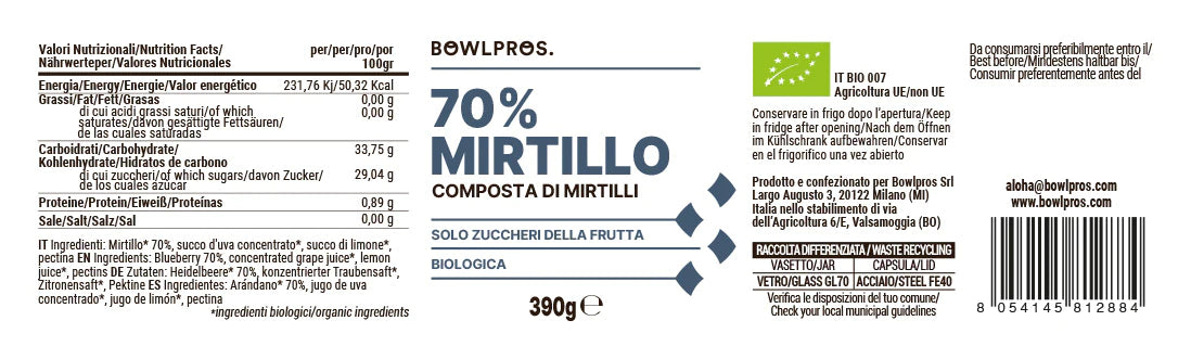 Composta 70% Mirtillo Biologica