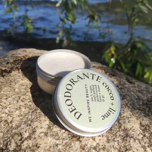 Deodorante Naturale in Jar di Alluminio | Cocco + Lime