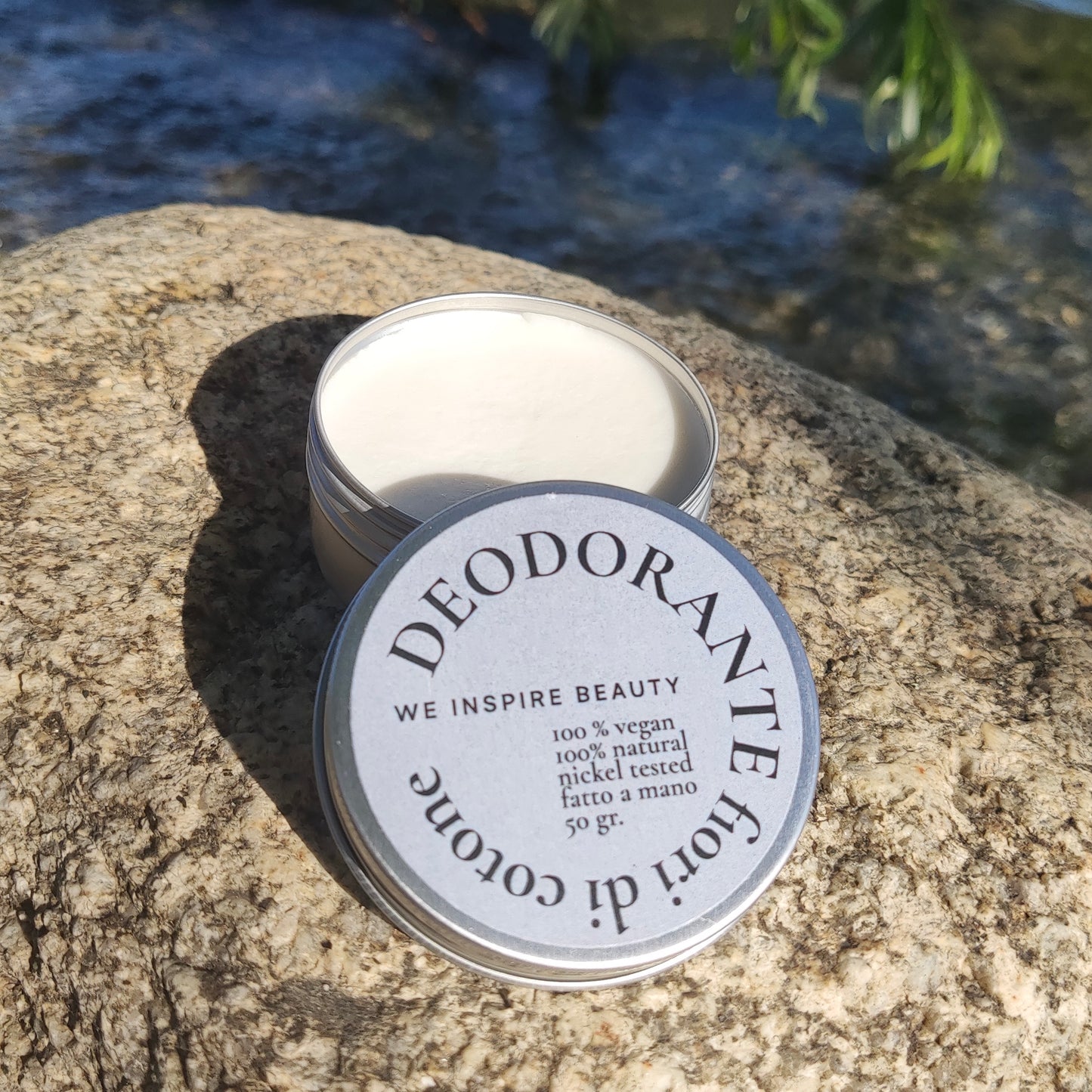 Deodorante Naturale in Alluminio | Fiori Freschi di Cotone