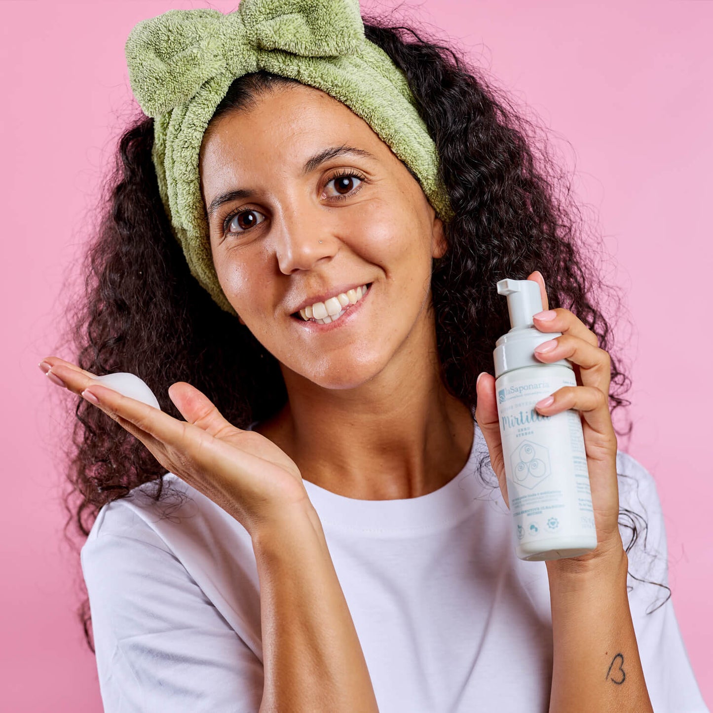 Mousse Viso Detergente Mirtilla