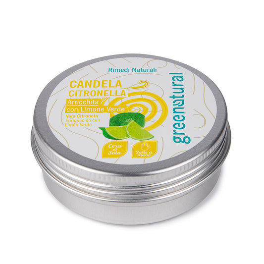 Zanzare | Candela alla Citronella con Limone Verde