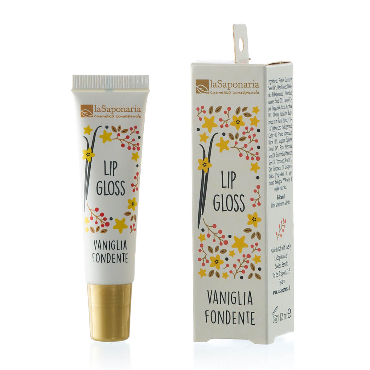 Lip Gloss Trasparente Vaniglia Fondente