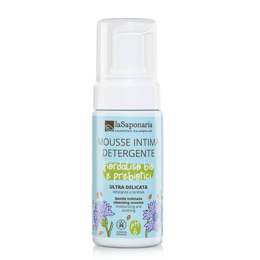 Mousse Intima Detergente Delicata Fiordaliso Bio e Prebiotici