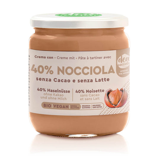 Crema 40% Nocciola Senza Cacao