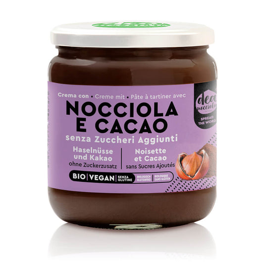 Crema Nocciola e Cacao Senza Zuccheri Aggiunti