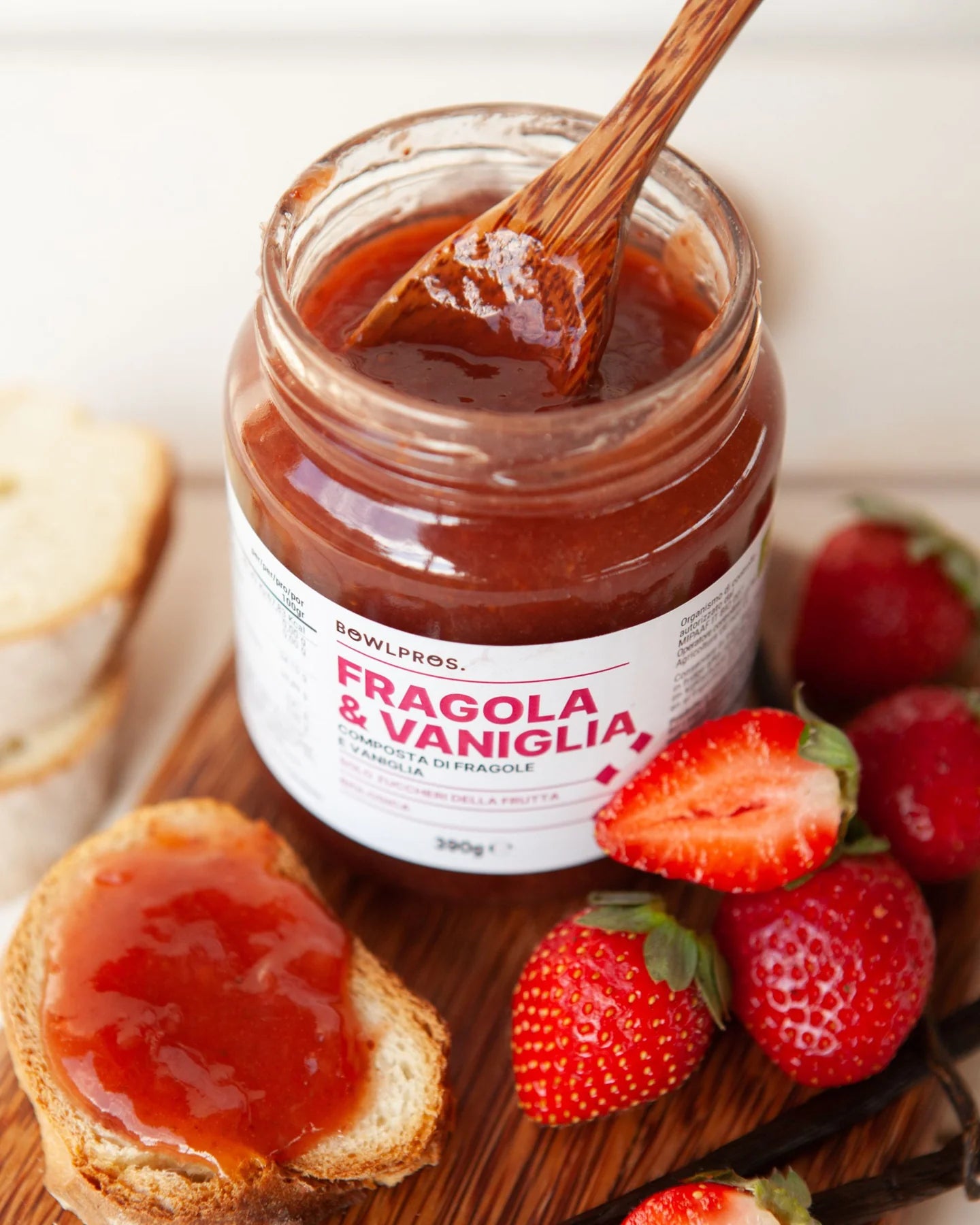 Composta Fragola e Vaniglia Biologica