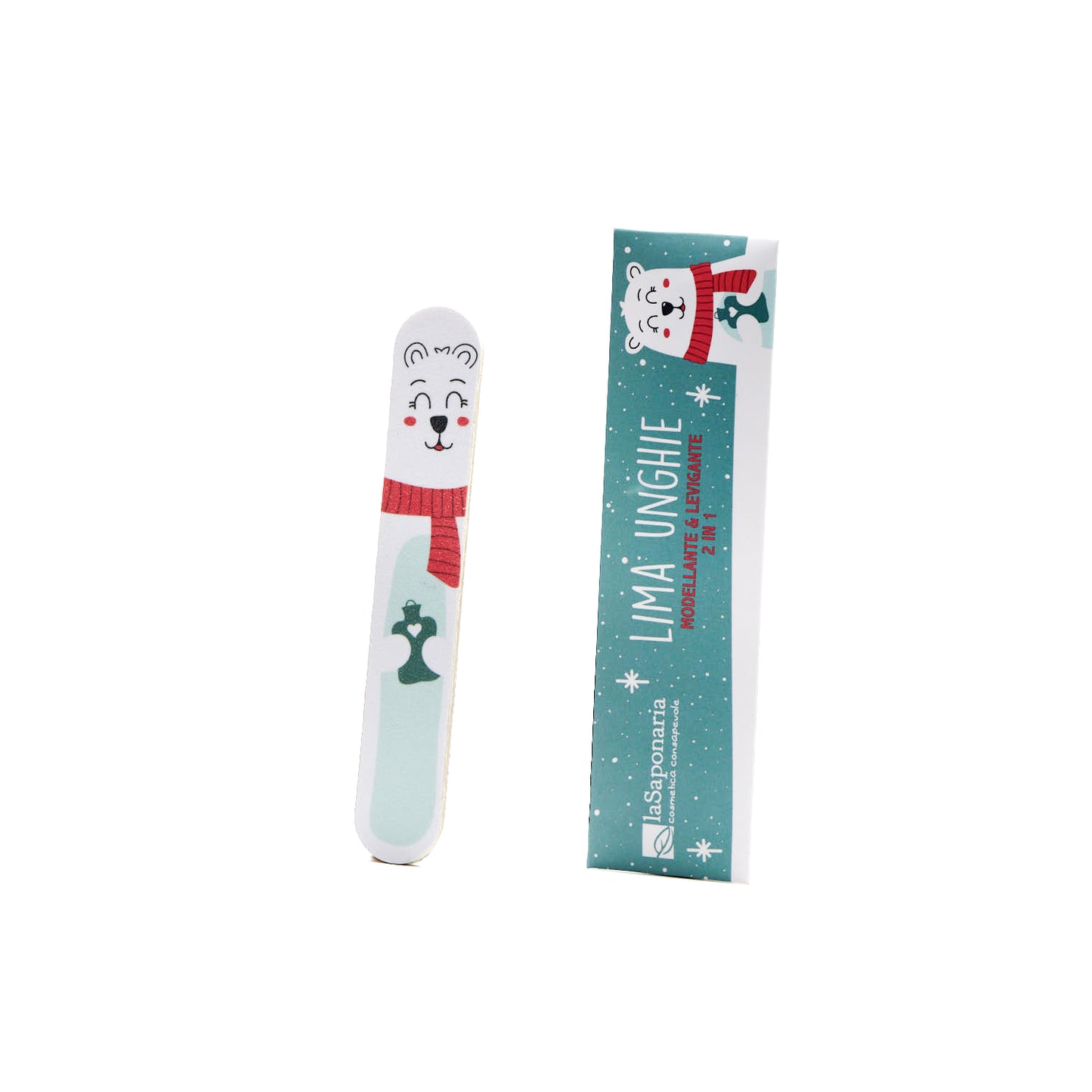 Limetta Unghie 2 in 1 Orso Polare