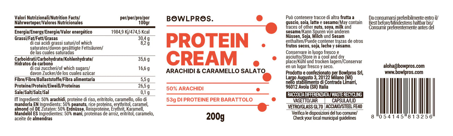 Crema Proteica | Arachidi e Caramello Salato