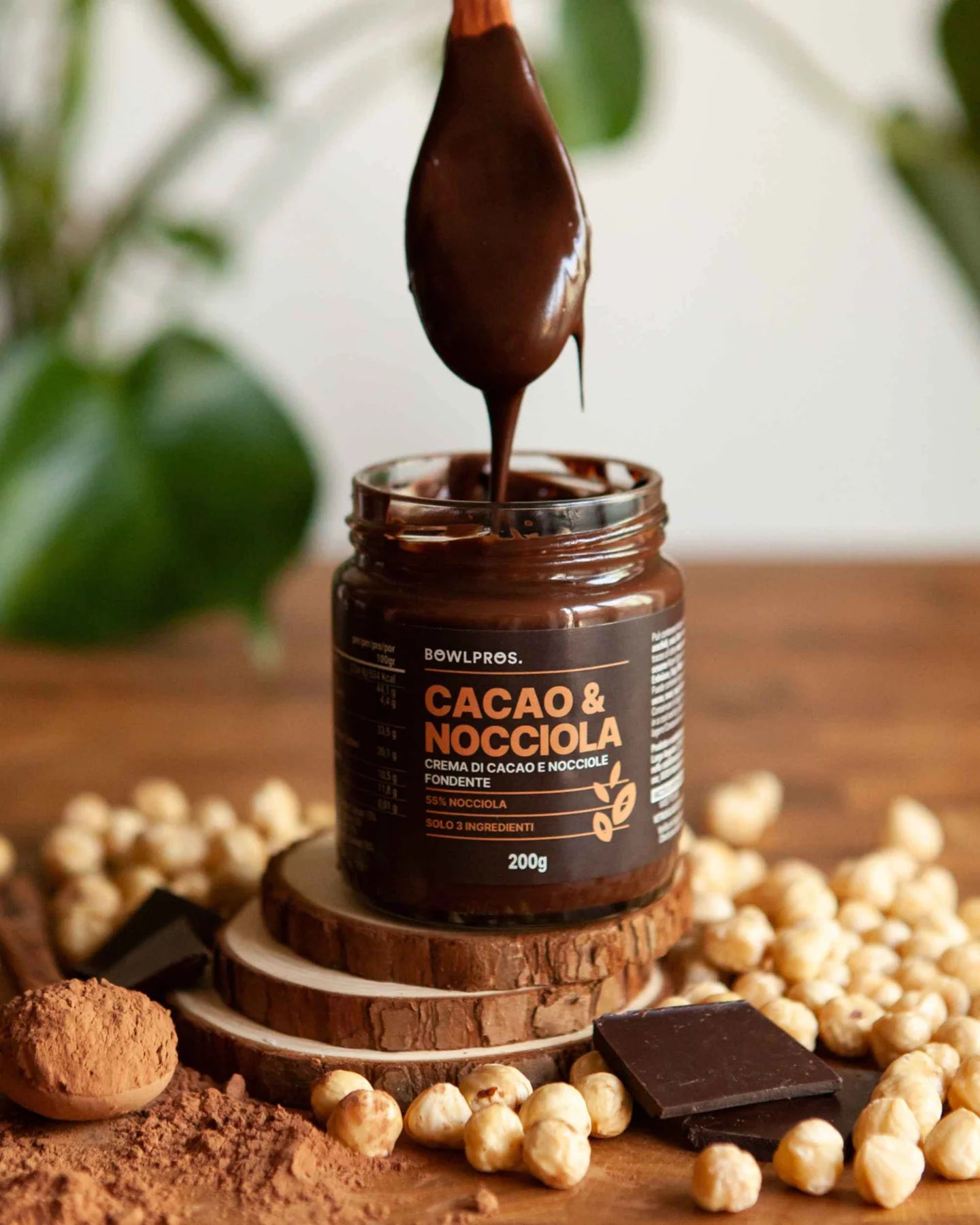Crema di Cacao e Nocciole Fondente